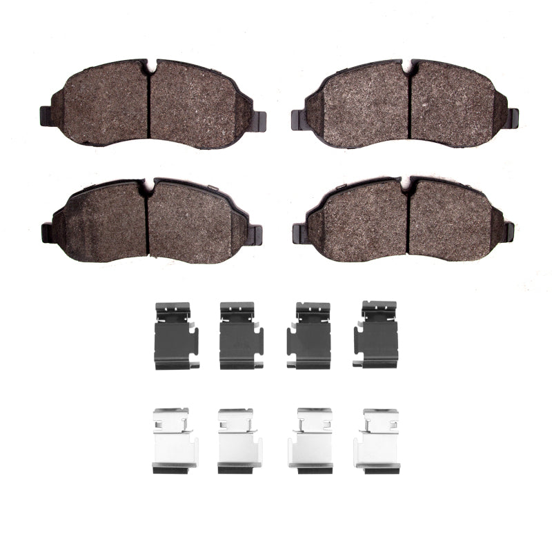 R1 15-25 Ford Transit-350 HD/DRW Front Semi Met Pads & Hardware Kit