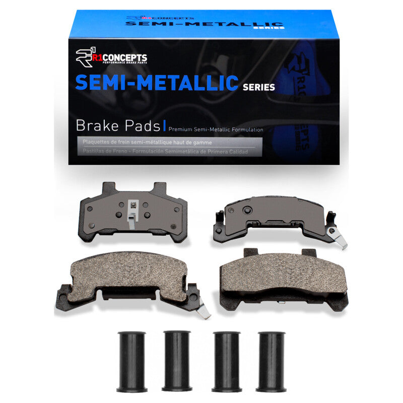 R1 82-91 Buick Skylark Front Semi Met Pads & Hardware Kit