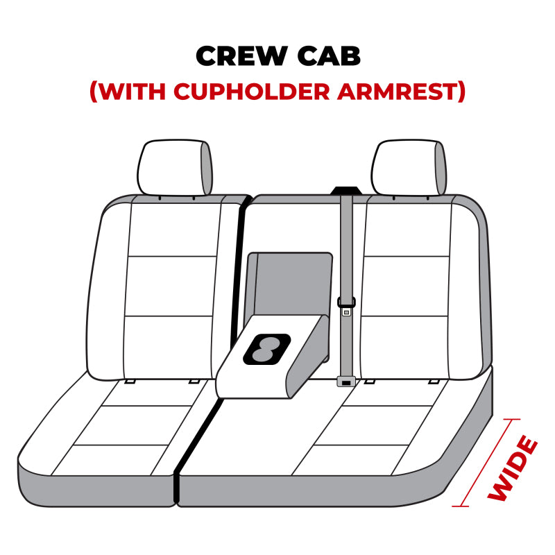 Covercraft Endura Waterproof Polyester SeatSaver Custom Second Row Seat Covers