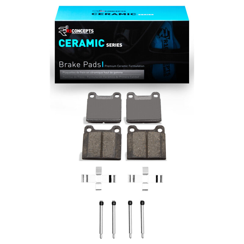 R1 63-65 Porsche 356 Front Ceramic Pads & Hardware Kit