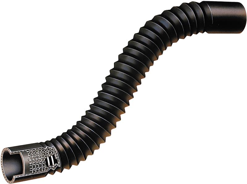 Gates 70-76 Cadillac Eldorado V-8 500 Upper Flexible Coolant Hose (Standard)