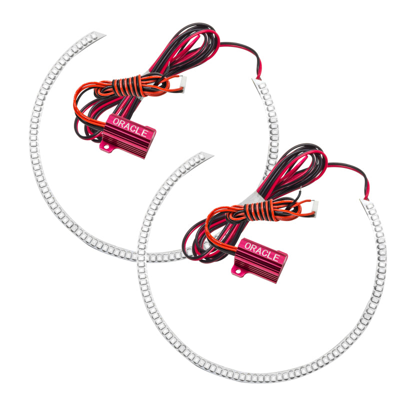 Oracle 10-14 Ford Mustang LED Headlight Halo Kit - Red