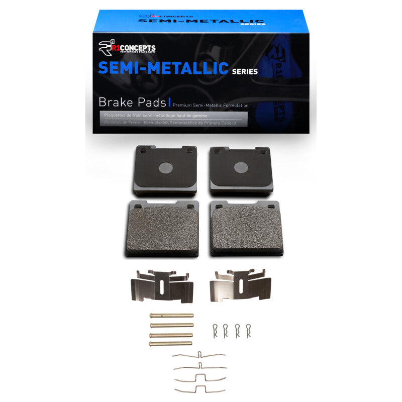 R1 71-73 Plymouth CRICKET Front Semi Met Pads & Hardware Kit