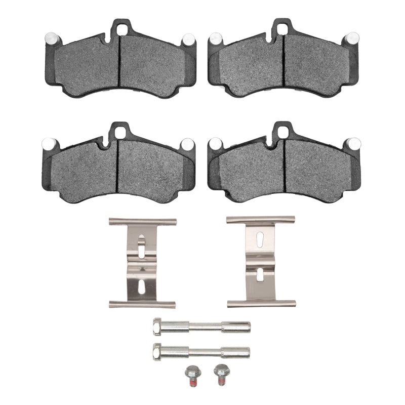 R1 02-13 Porsche Carrera GT Front/Rear Semi Met Pads & Hardware Kit