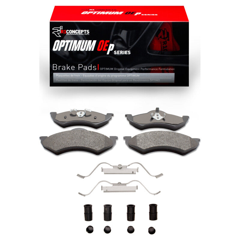 R1 00-02 Dodge Durango Front Optimum OE Pads & Hardware Kit
