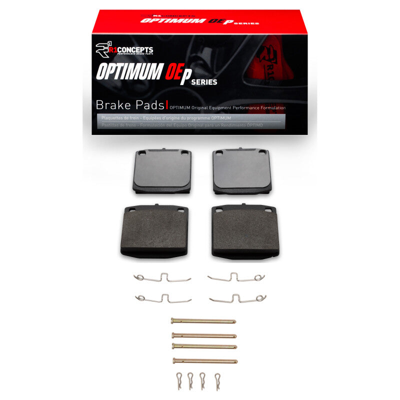 R1 76-81 Nissan 510 Front Optimum OE Pads & Hardware Kit