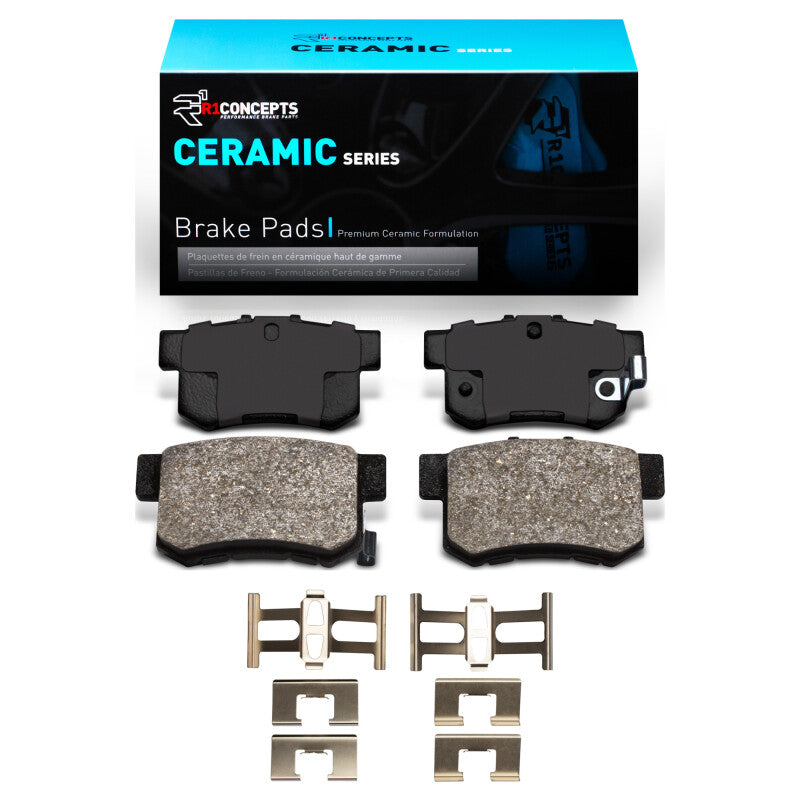 R1 00-13 Honda S2000 Rear Ceramic Brake Pads & Hardware Kit