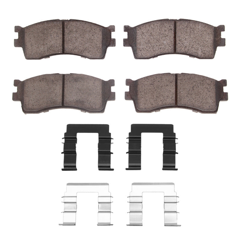 R1 01-05 Kia Rio Front Ceramic Pads & Hardware Kit