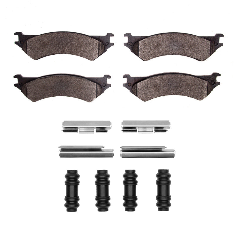 R1 99-07 Ford E-350 Econoline Rear Ceramic Pads & Hardware Kit