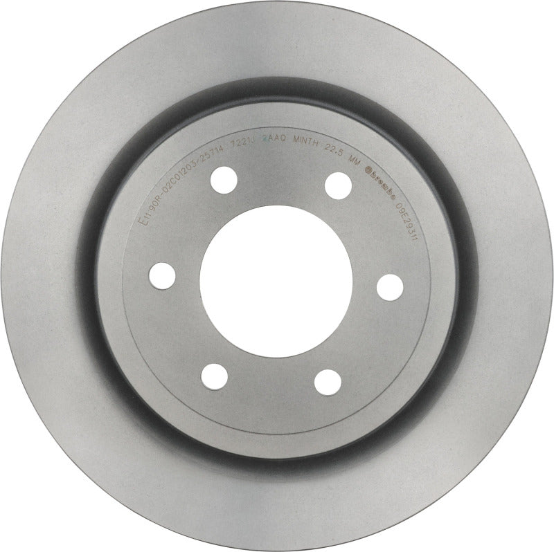 Brembo 08-21 Lexus LX570/Toyota Land Cruiser/08-22 Sequoia/07-21 Tundra Rear UV Coated Rotor