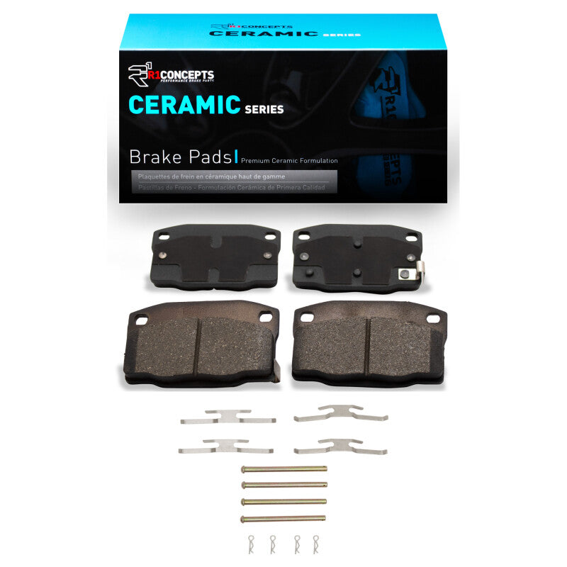 R1 88-89 Pontiac LeMans Front Ceramic Pads & Hardware Kit