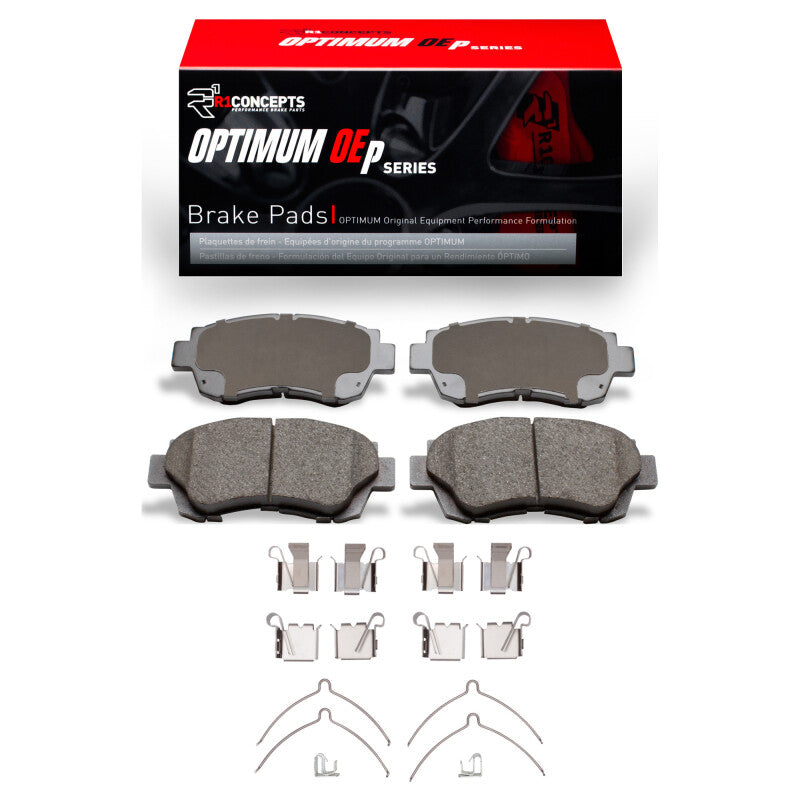 R1 90-98 Lexus ES300 Front Optimum OE Brake Pads & Hardware Kit