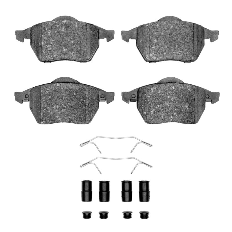 R1 96-99 Volkswagen Golf Front Semi Met Pads & Hardware Kit