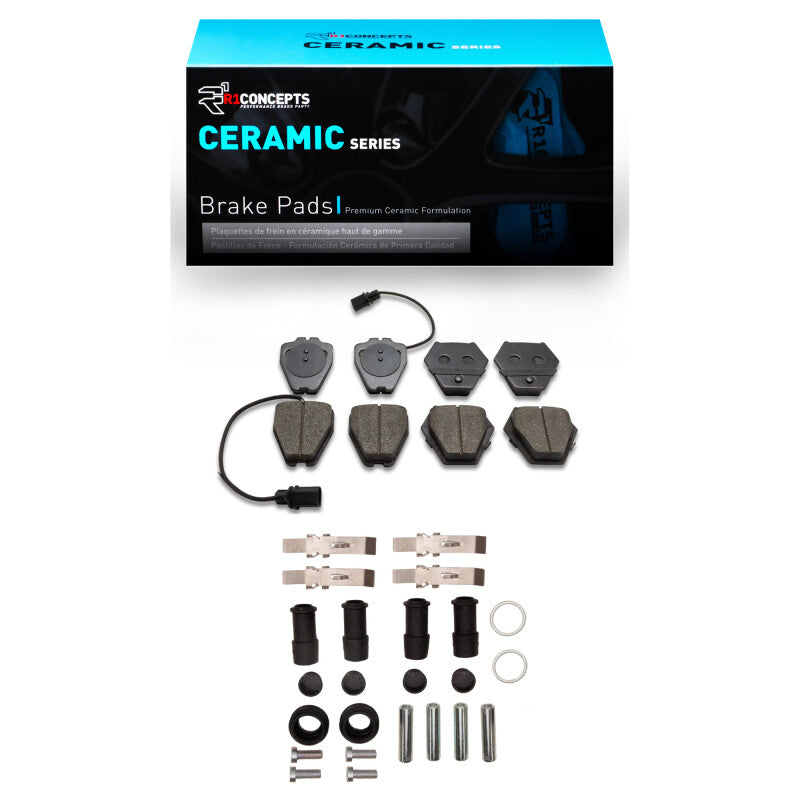 R1 1999-2005 Audi S6 Front R1 Ceramic Pads & Hardware Kit