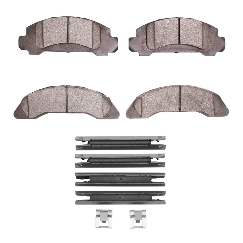 R1 86-87 Ford AEROSTAR Front Semi Met Pads & Hardware Kit