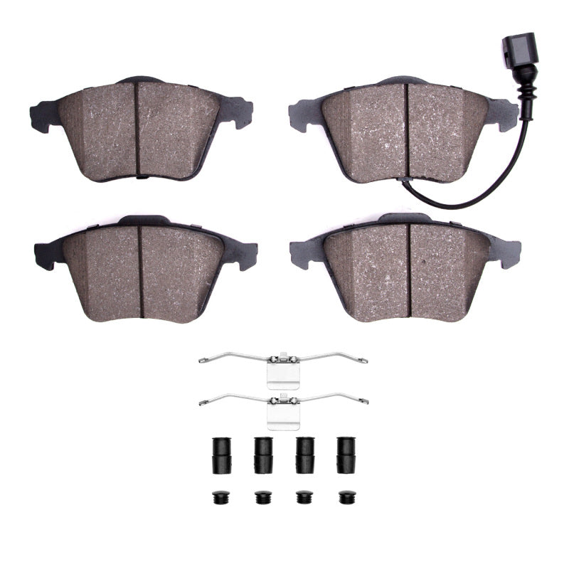 R1 06-11 Volkswagen CC Front Semi Met Pads & Hardware Kit