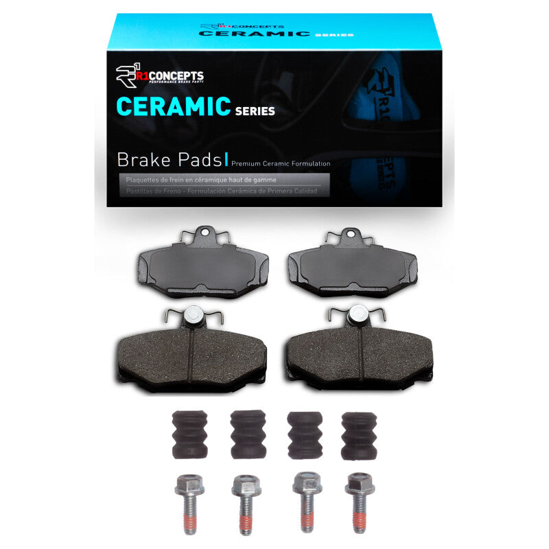 R1 88-00 Volvo 850 Rear Ceramic Pads & Hardware Kit