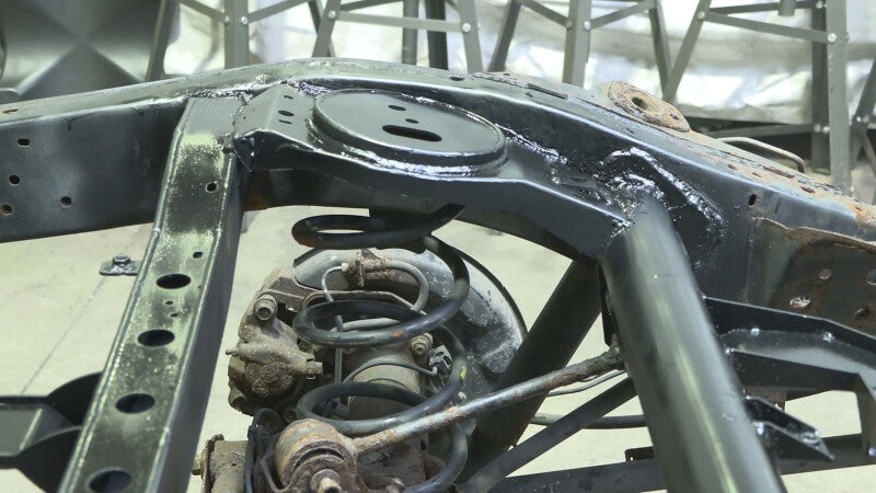 Rust Buster FJ Cruiser & 4Runner Rear Upper Coil Spring Bucket & Shock Mount - Left