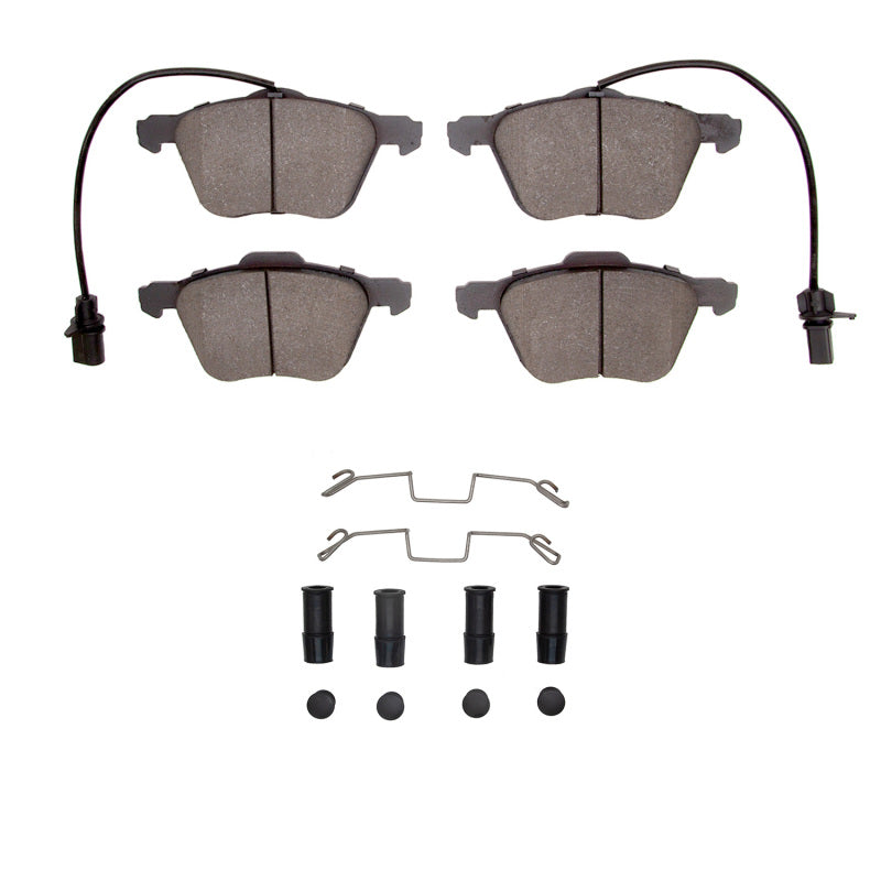 R1 01-03 Volkswagen EuroVan Front Semi Met Pads & Hardware Kit