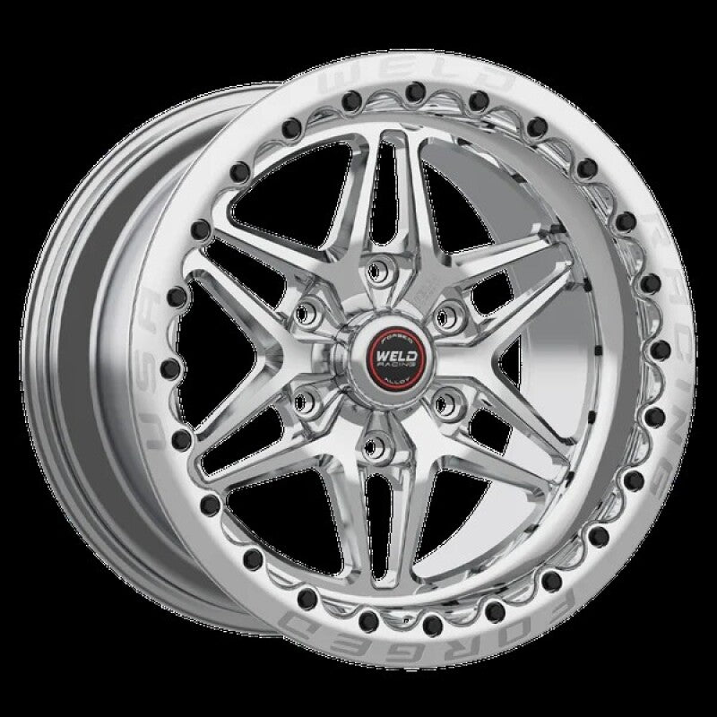 Weld S81 17x9.5 6x135mm BS 6.2 (24 ET) Polish 3.54 ID Low Pad SBL-POLISH