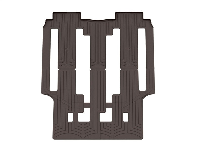 WeatherTech 25-26 Kia Carnival Two piece-2nd and 3rd row coverage Rear FloorLiner HP - Cocoa