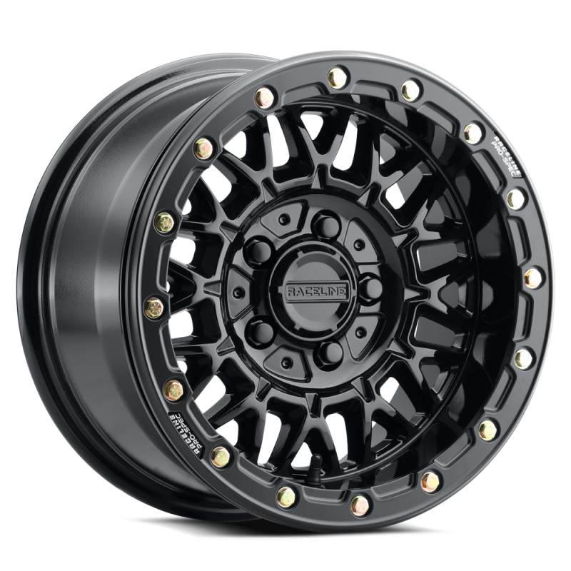 Raceline A15 Omega 15x7in / 5x114.3 BP / 25mm Offset / 68mm Bore - Gloss Black
