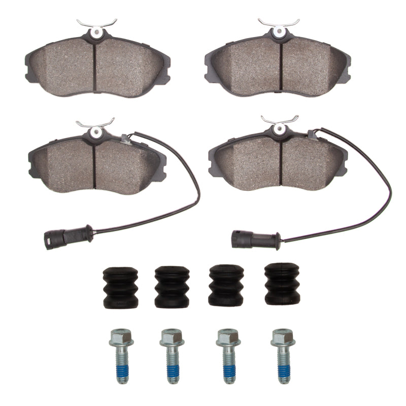 R1 90-97 Audi V8 Quattro Front Semi Met Pads & Hardware Kit