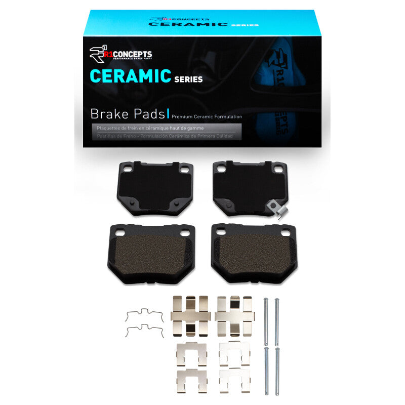 R1 06-07 Subaru Impreza Rear Ceramic Pads & Hardware Kit