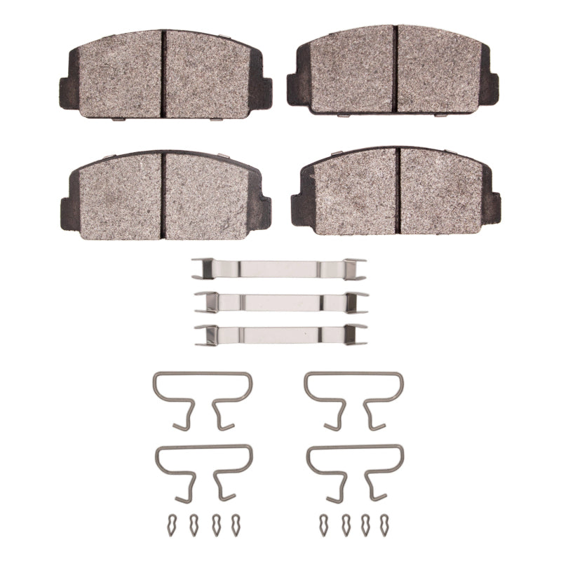 R1 72-81 Subaru GF Front Semi Met Pads & Hardware Kit