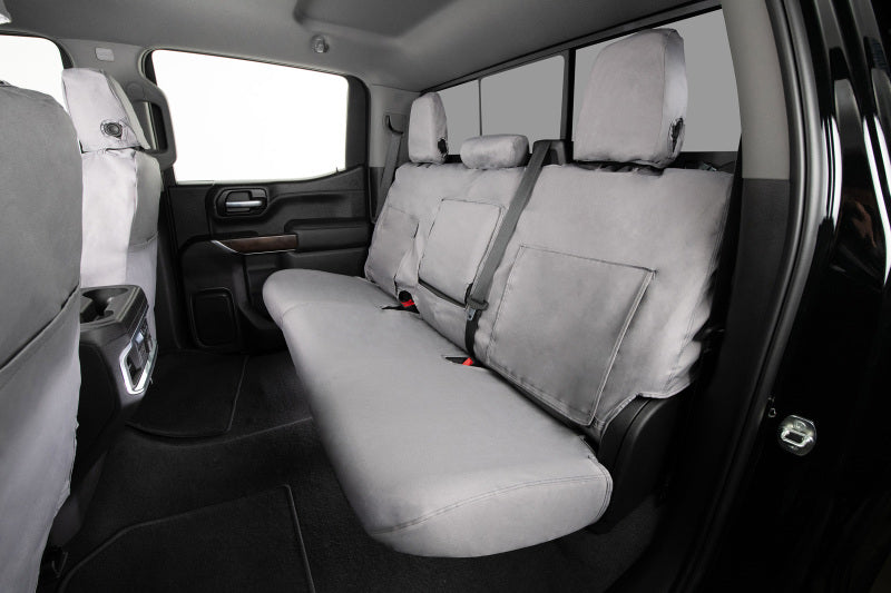 Covercraft 17-24 Dodge Ram Polycotton SeatSaver Custom Front Row Seat Covers - Grey