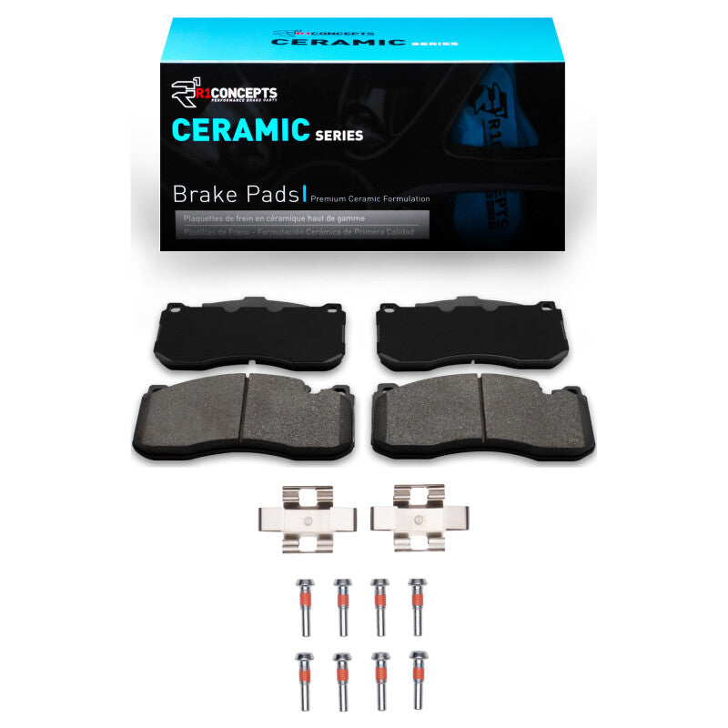 R1 2006-2013 BMW 135I Front R1 Ceramic Pads & Hardware Kit