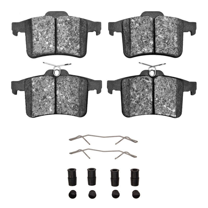 R1 10-19 Jaguar XJR Rear Semi Met Pads & Hardware Kit
