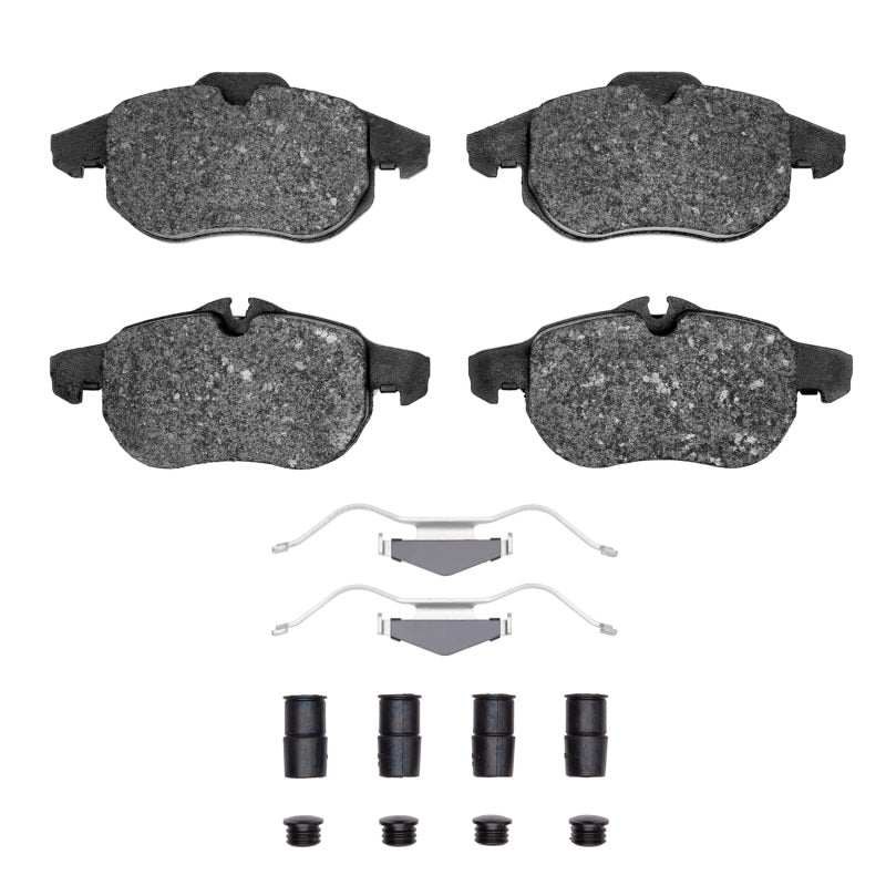 R1 03-05 Saab 9-3 Front Semi Met Pads & Hardware Kit