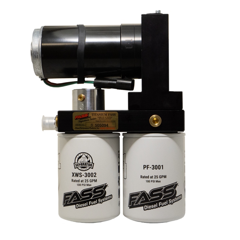 FASS 00-05 Ford Powerstroke F250/F350 (Excursion 6.0 and 7.3L) 250gph No Drop Titanium Fuel System