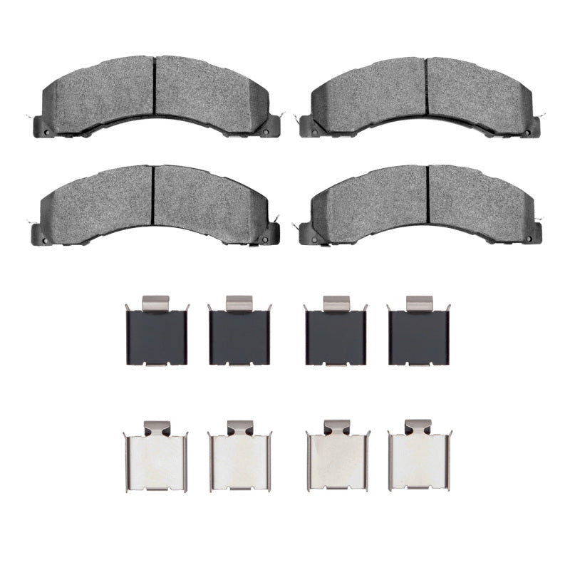 R1 08-25 Dodge Ram 4500 Front/Rear Semi Met Pads & Hardware Kit