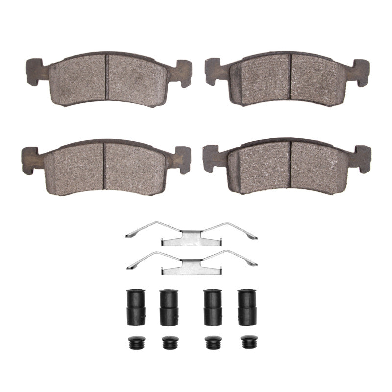 R1 1983-1987 Chrysler Laser Front R1 Semi Met Pads & Hardware Kit