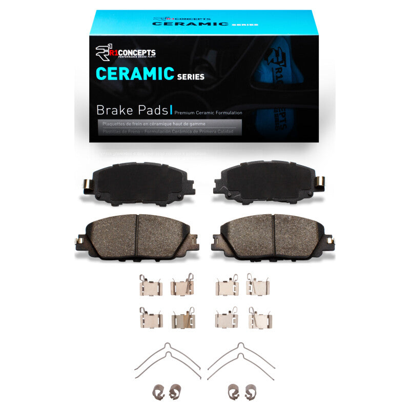 R1 2019-2025 Toyota Corolla (Mexico) Front R1 Ceramic Pads & Hardware Kit