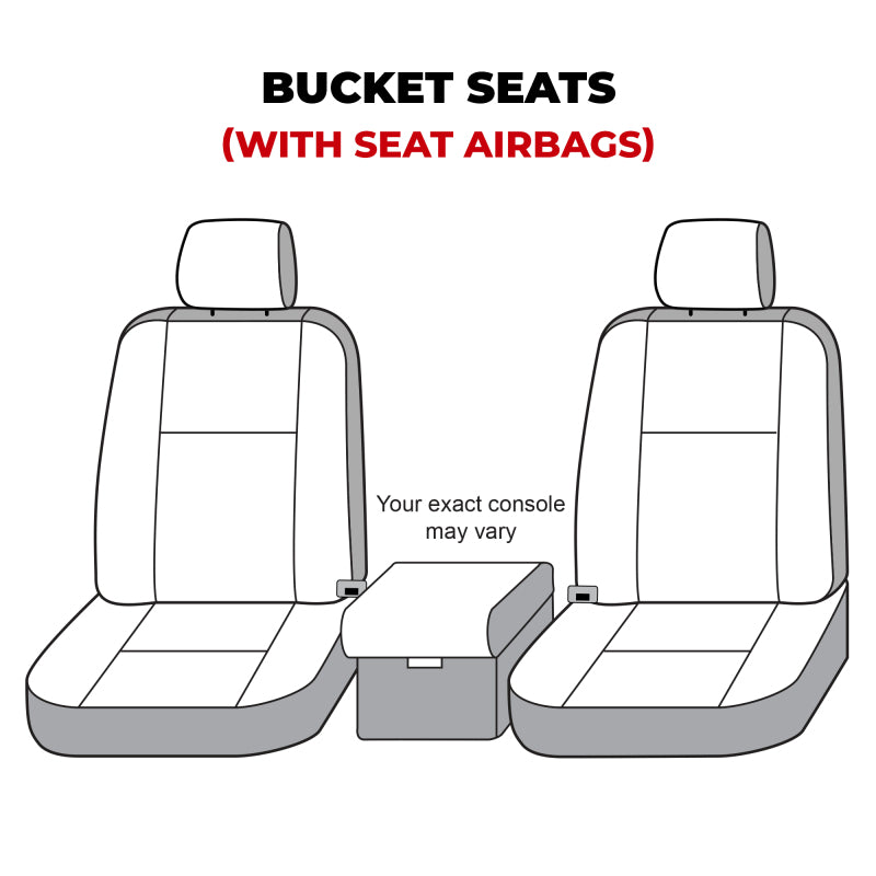 Covercraft 19-24 Dodge Ram Polycotton SeatSaver Custom Front Row Seat Covers - Misty Grey