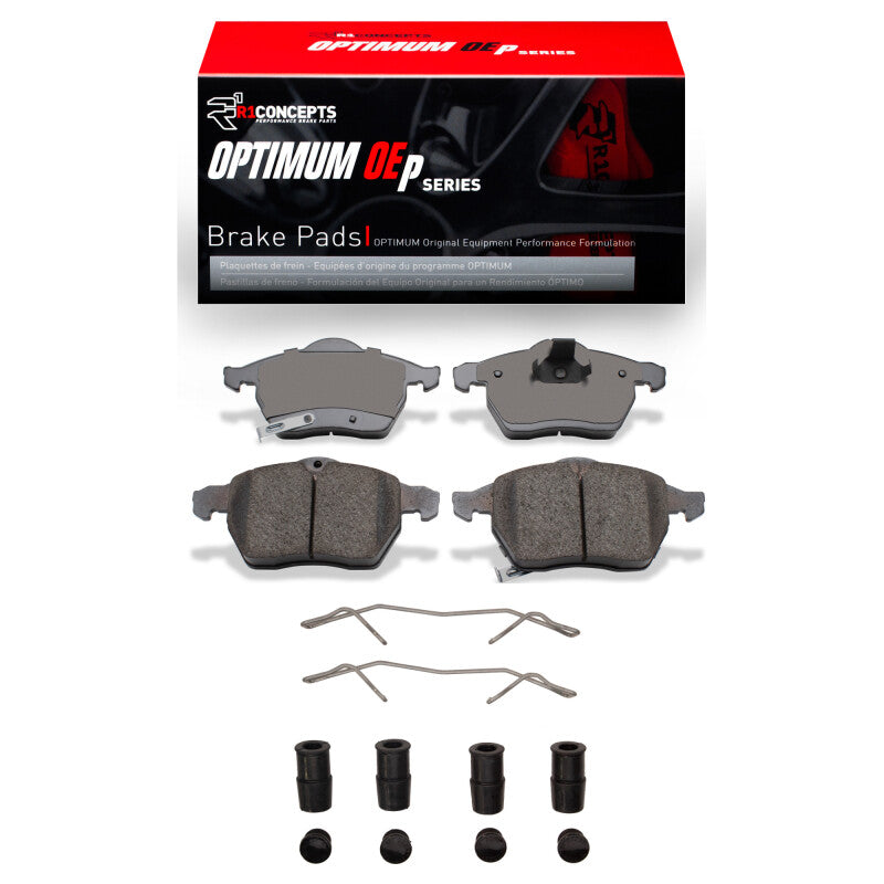 R1 97-10 Saab 9-5 Front Optimum OE Pads & Hardware Kit