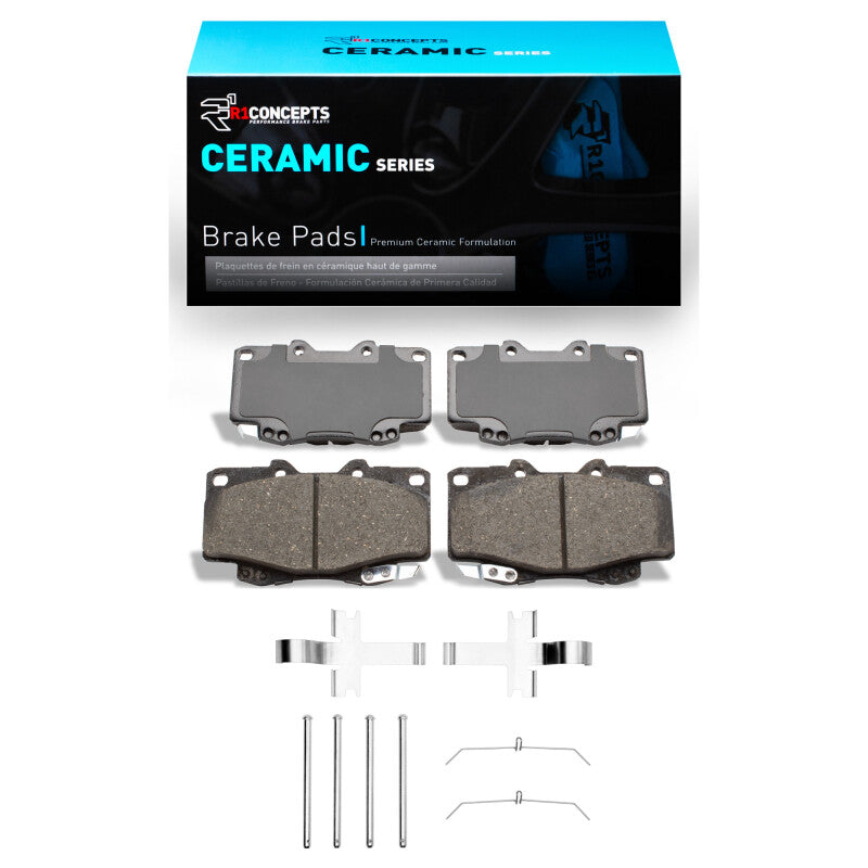 R1 1995-2004 Toyota 4Runner Front R1 Ceramic Pads & Hardware Kit