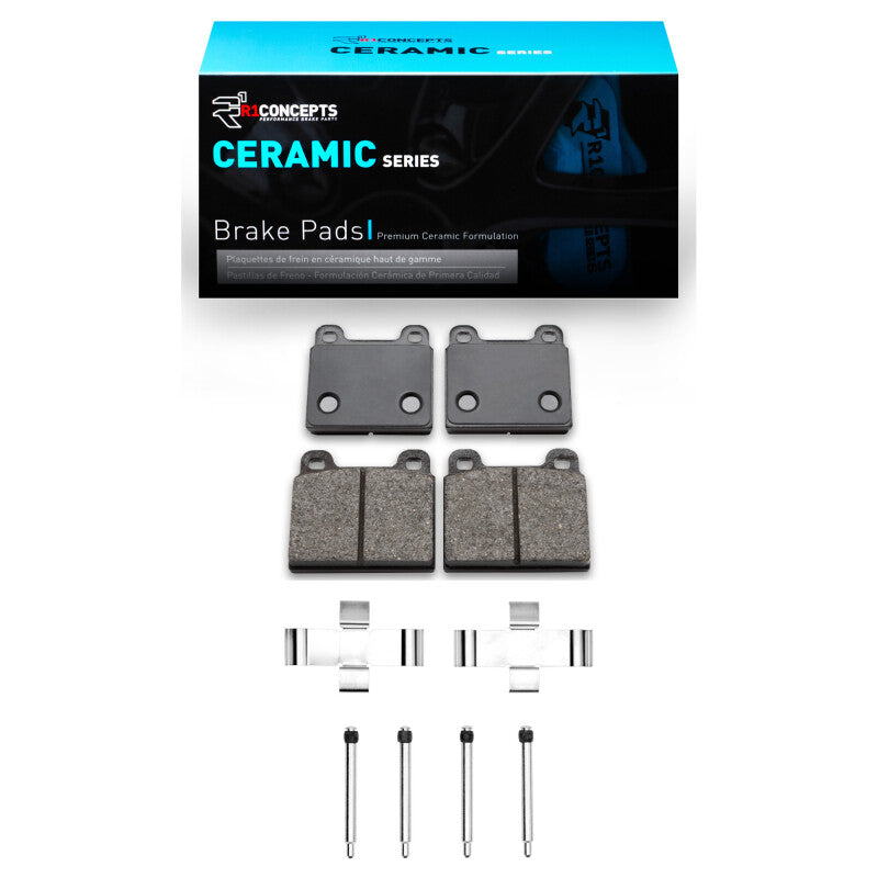 R1 63-76 Alfa Romeo Spider Front Ceramic Pads & Hardware Kit