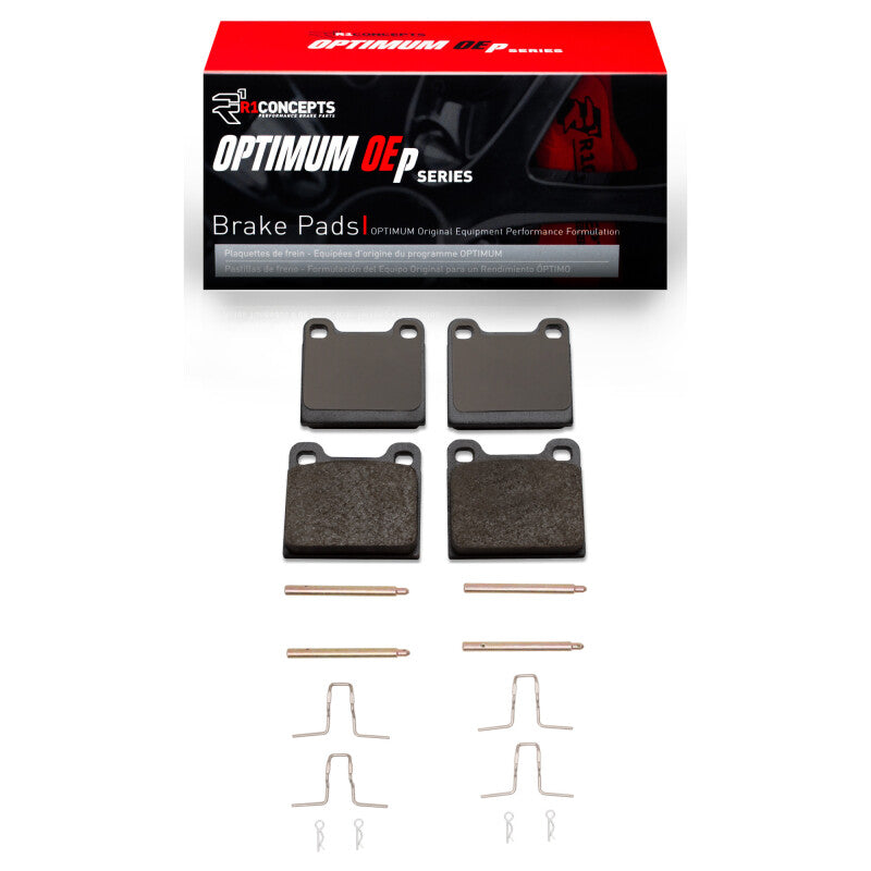 R1 67-91 Mercedes-Benz 230SL Rear Optimum OE Pads & Hardware Kit