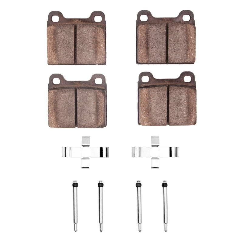 R1 72-72 Porsche 914 Front Semi Met Pads & Hardware Kit