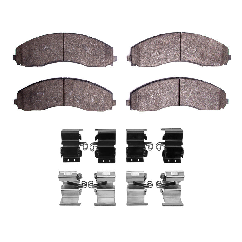 R1 17-24 Ford F600 Super Duty Front/Rear Ceramic Pads & Hardware Kit