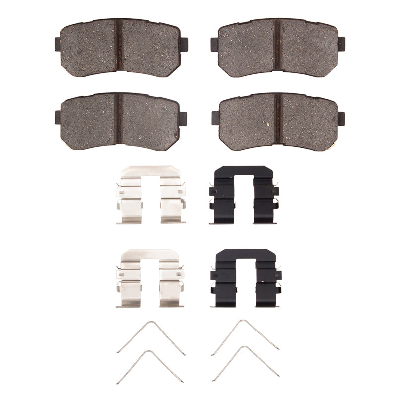 R1 18-25 Hyundai Kona Rear Ceramic Pads & Hardware Kit