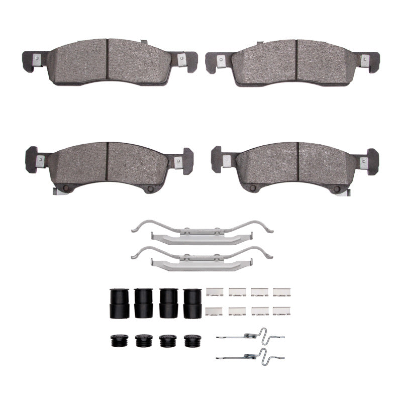 R1 02-06 Ford Expedition Front Semi Met Pads & Hardware Kit