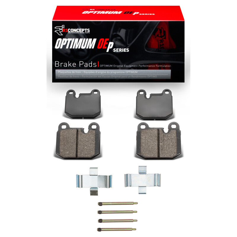 R1 76-77 BMW 320I (USA/Canada) Front Optimum OE Pads & Hardware Kit