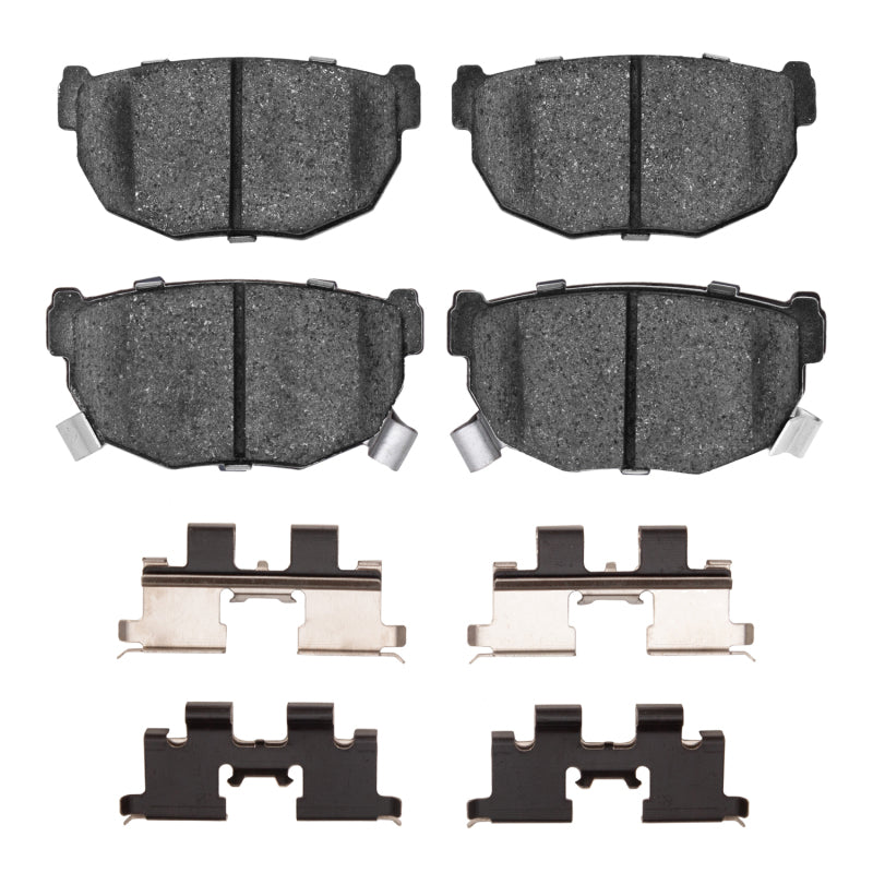 R1 1981-1998 Nissan 240SX Rear R1 Semi Met Pads & Hardware Kit