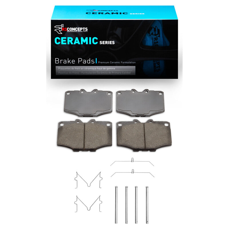 R1 1976-1989 Toyota 4Runner Front R1 Ceramic Pads & Hardware Kit