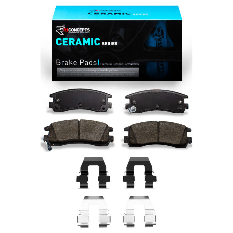 R1 1991-2005 Buick LeSabre Rear R1 Ceramic Pads & Hardware Kit